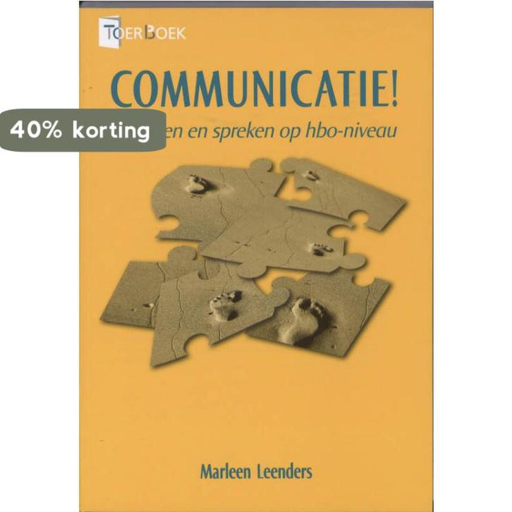 Communicatie! / ToerBoek 9789058441416 Marleen Leenders, Boeken, Schoolboeken, Zo goed als nieuw, Verzenden