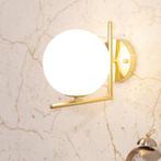 ACTIE: Wandlamp goud Mono wandlamp E14 muur verlichting FOIR, Huis en Inrichting, Lampen | Wandlampen, Nieuw, Verzenden