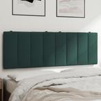 vidaXL Hoofdbordkussen Hanko 140 cm fluweel donkergroen, Huis en Inrichting, Slaapkamer | Bedden, Verzenden, Nieuw