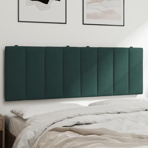 vidaXL Hoofdbordkussen Hanko 140 cm fluweel donkergroen, Huis en Inrichting, Slaapkamer | Bedden, Nieuw, Verzenden
