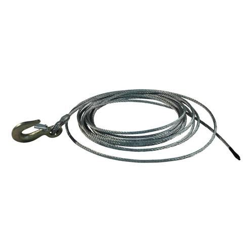 Novio Staalkabel met haak Ø6mm 43m, Auto diversen, Aanhangwagen-onderdelen, Ophalen of Verzenden
