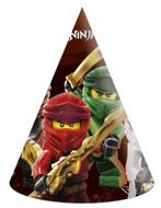 Lego Ninjago Feesthoedjes 6st, Hobby en Vrije tijd, Feestartikelen, Verzenden, Nieuw