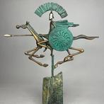 Pawe Erazmus (XX-XXI) - The Spartian- Large,, 45cm bronze,, Antiek en Kunst