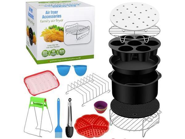 Veiling - Airfryer accessoires (16stuks), Witgoed en Apparatuur, Airfryers, Nieuw