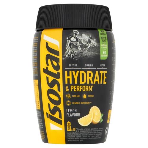 6x Isostar Hydrate & Perform Lemon 400 gr, Diversen, Verpleegmiddelen, Nieuw, Verzenden