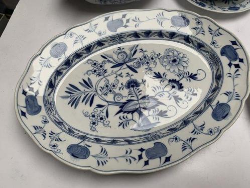 Franziska Hirsch - 19th Century Franziska Hirsch Blue Onion, Antiek en Kunst, Antiek | Glas en Kristal