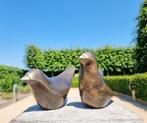 Beeldje - A pair of abstract shaped bird sculptures (2) -