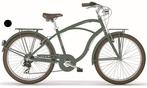 MBM Herenfiets 26 Inch Maui Cruiser 7V Mat Groen - 2e Kans, Fietsen en Brommers, Fietsen | Heren | Herenfietsen, Versnellingen