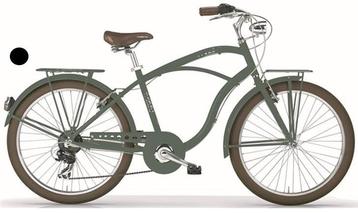 MBM Herenfiets 26 Inch Maui Cruiser 7V Mat Groen - 2e Kans beschikbaar voor biedingen