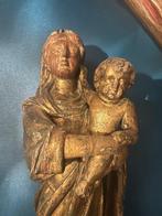 sculptuur, Vierge à lenfant - 42 cm - Hout - 1800