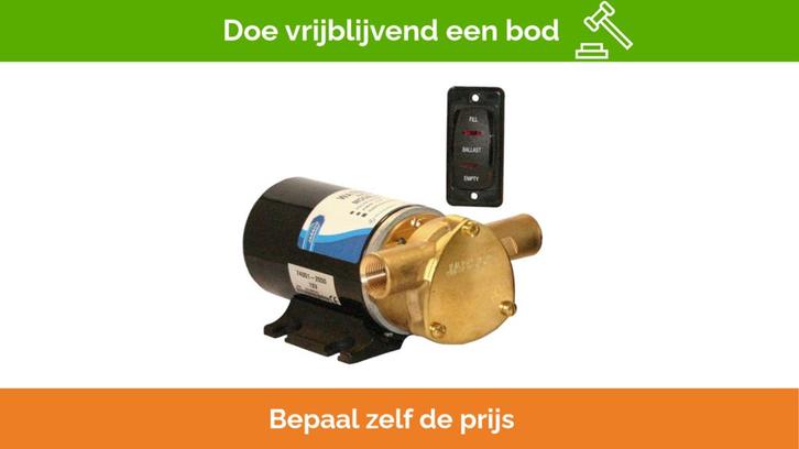 Bieden: Jabsco 18220-112 12V Marine Ballast Pump, Watersport en Boten, Bootonderdelen, Nieuw, Zeilboot of Motorboot, Ophalen of Verzenden