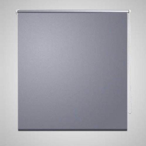 vidaXL Rolgordijn verduisterend 140 x 175 cm grijs, Huis en Inrichting, Stoffering | Gordijnen en Lamellen, Grijs, Nieuw, Verzenden