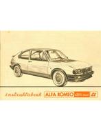 1981 ALFA ROMEO ALFASUD TI INSTRUCTIEBOEKJE DUTCH, Auto diversen, Handleidingen en Instructieboekjes