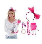 80s Set 5-Delig Neon Roze, Ophalen of Verzenden, Nieuw