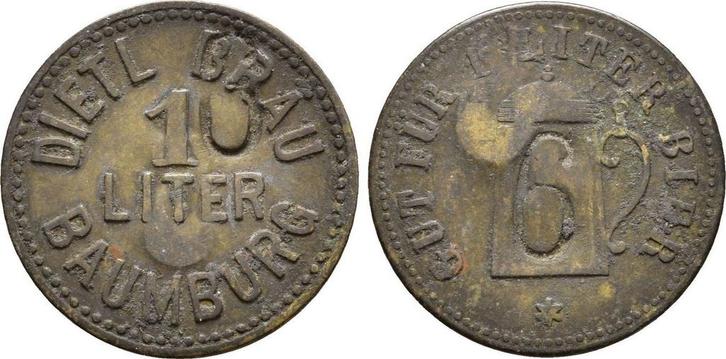 Biermarke o J Baumburg Kloster an der Alz:, Postzegels en Munten, Penningen en Medailles, Verzenden
