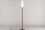 Rietveld Vloerlampen - Wit, Zwart - Glas, Metaal, Huis en Inrichting, Lampen | Vloerlampen, Verzenden, Nieuw