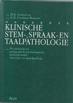 Handboek klinische stem  en spraakpathologie 9789052560595, Zo goed als nieuw, Verzenden