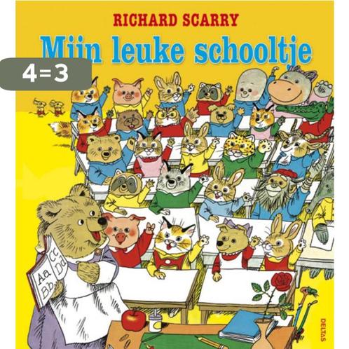 Mijn leuke schooltje 9789044728170 Richard Scarry, Boeken, Kinderboeken | Kleuters, Gelezen, Verzenden