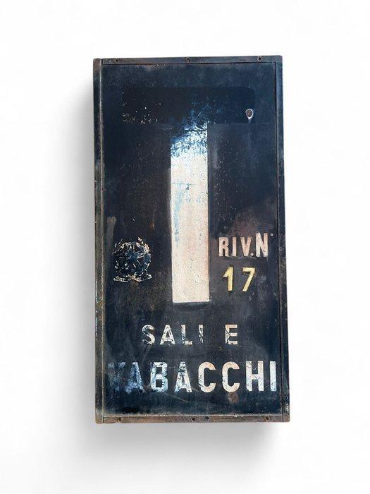 Signa zout en tabak. - Reclamebord - IJzer, Antiek en Kunst, Antiek | Wandborden en Tegels