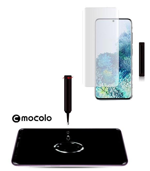 Galaxy S22 Ultra Extra Set Premium Glass + Liquid Glue, Telecommunicatie, Mobiele telefoons | Hoesjes en Frontjes | Samsung, Nieuw