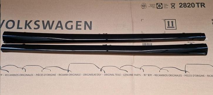 Zijskirts Audi A3 S3 8V S-Line 3-deurs Cabrio Zwart Y9B, Auto-onderdelen, Overige Auto-onderdelen, Nieuw, Verzenden