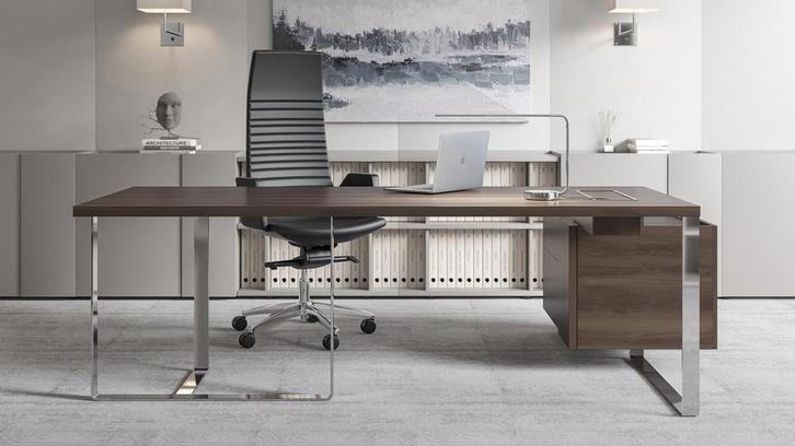 Directiebureau Plana | 244x150cm | Kleurgroep Veneer, Zakelijke goederen, Kantoor en Winkelinrichting | Kantoormeubilair en Inrichting