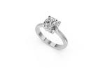 Ring - 14 karaat Witgoud - 2.51ct. tw. Diamant (Lab-grown), Nieuw