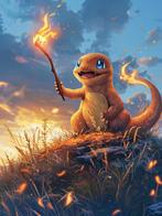 Shayer - Charmander – Light in the Darkness - XL - 60x80cm, Nieuw