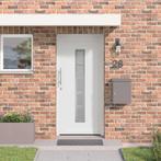 vidaXL Voordeur Wit PVC, Doe-het-zelf en Verbouw, Verzenden, Nieuw