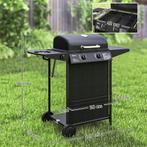 TRUUSK Gasgrill 7 KW Grillwagen Inkl 3 Branders Zijkoker Rol, Verzenden, Nieuw, TRUUSK