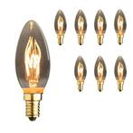 8x E14 LED lamp | Kaarslamp |  1.5 watt 2000K extra warm wit, Huis en Inrichting, Lampen | Losse lampen, Led-lamp, Minder dan 30 watt