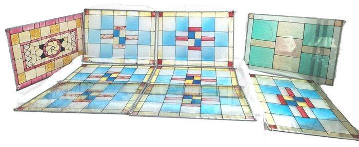 Paneel (9) - Glas-in-lood - Raamhanger, Antiek en Kunst, Curiosa en Brocante