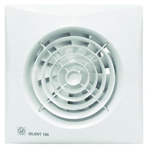 Soler & Palau badkamerventilator met timer en vochtsensor, Doe-het-zelf en Verbouw, Ventilatie en Afzuiging, Ophalen of Verzenden
