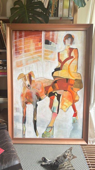 Elena Markova - Walk, Antiek en Kunst, Kunst | Schilderijen | Modern