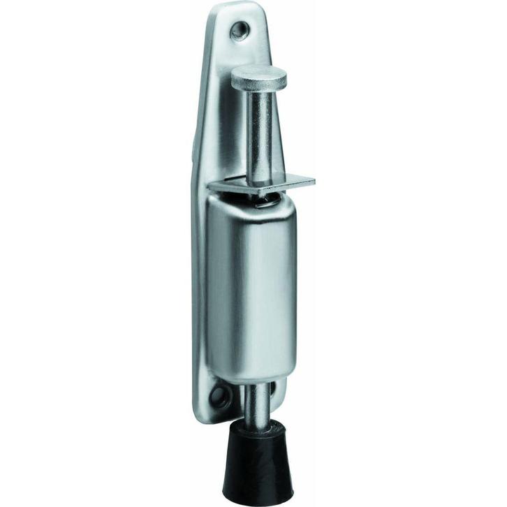 Intersteel Deurvastzetter klein met voetrem 142x32mm - RVS, Doe-het-zelf en Verbouw, Hang- en Sluitwerk, Nieuw, Verzenden