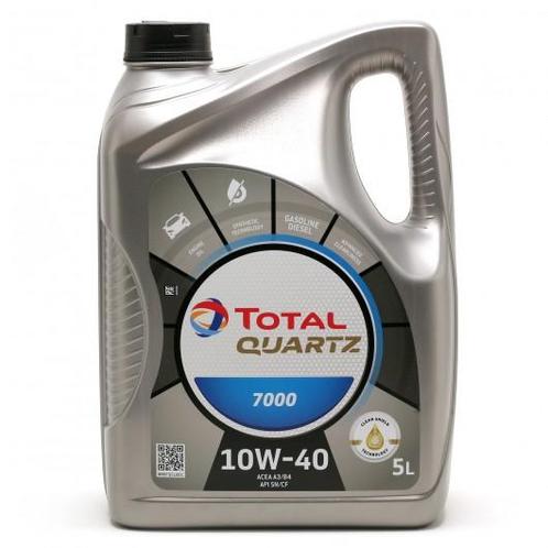 Total Quartz 7000 10W40 5 Liter, Auto diversen, Onderhoudsmiddelen, Ophalen of Verzenden