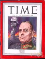 Cover Time Magazine1944 met Gerd von Rundstedt (lijst optie), Verzamelen, Militaria | Tweede Wereldoorlog, Verzenden, Foto of Poster