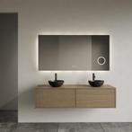 Onderkast Gliss Design Joa Ash Grey 120 CM 2 Laden, Ophalen of Verzenden, Nieuw, Bad