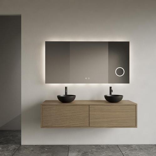 Onderkast Gliss Design Joa Ash Grey 120 CM 2 Laden, Doe-het-zelf en Verbouw, Sanitair, Bad, Nieuw, Ophalen of Verzenden
