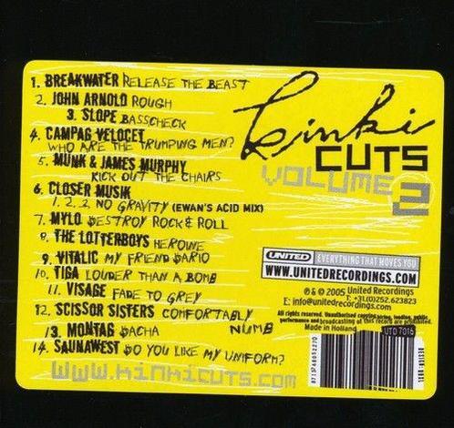 cd - Various - Kinki Cuts Volume 2, Cd's en Dvd's, Cd's | Overige Cd's, Zo goed als nieuw, Verzenden
