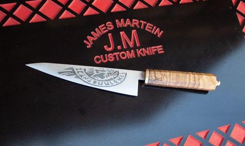 James Martein - Keukenmes - J.M-123 - Levend koolssteen -, Antiek en Kunst, Antiek | Keukenbenodigdheden