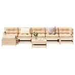 vidaXL 7-delige Loungeset massief grenenhout, Verzenden, Nieuw, Loungeset