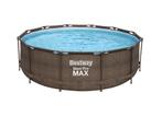 Bestway Steel Pro MAX zwembad - 366 x 100 cm (Rotan), Nieuw, Verzenden
