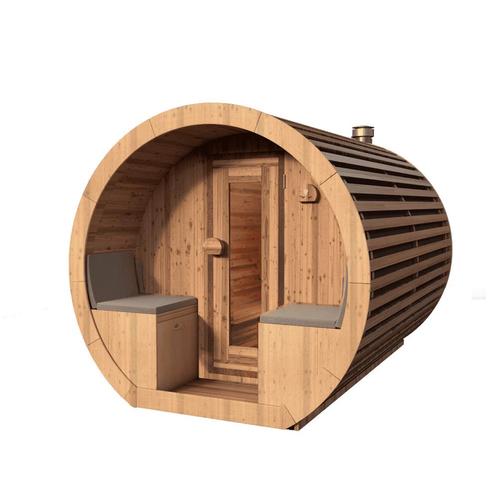 BS2 Canadian Cedar 300 barrelsauna, Sport en Fitness, Sauna, Ophalen of Verzenden