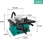 Tweedekans | VONROC Zaagtafel – compact model – 1500W -, Ophalen of Verzenden, Nieuw, VONROC