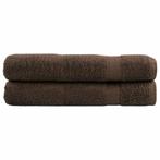 vidaXL Handdoeken SOLUND 2 st 600 g/m² 100x200 cm bruin, Verzenden, Nieuw, Bruin