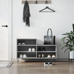 vidaXL Schoenenkast 102x36x60 cm bewerkt hout sonoma grijs, Verzenden, Nieuw