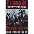 Wandbord- Fleetwood Mac Tusk Tour 1979 Madison Square Garden, Ophalen of Verzenden, Nieuw