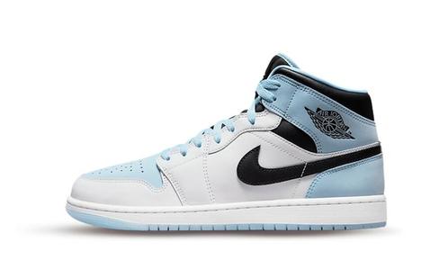 Air Jordan 1 Mid SE Ice Blue (2023), Kleding | Heren, Schoenen