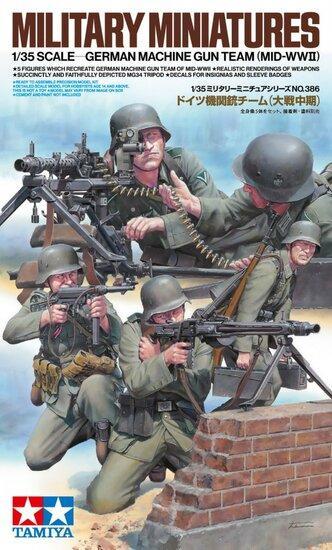 TAMIYA 35386 MILITARY MINIATURES GERMAN MACHINE GUN (MID-... beschikbaar voor biedingen